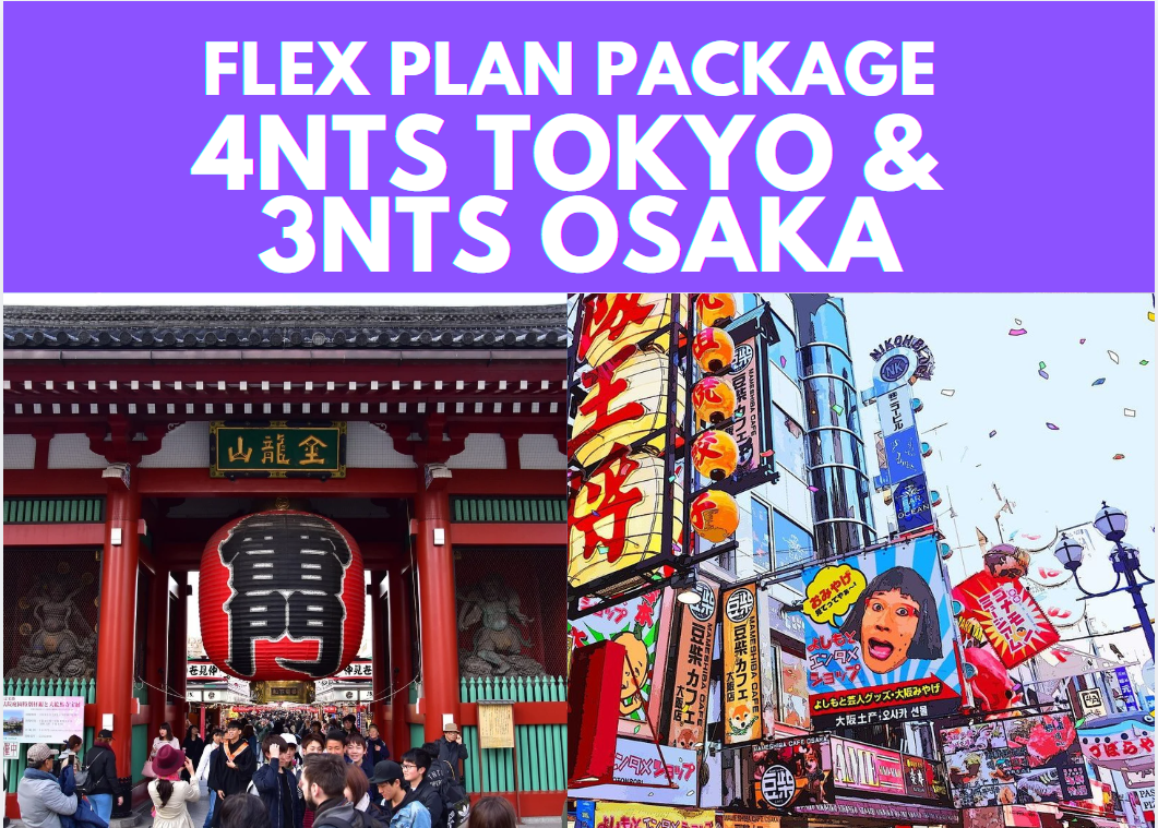 Flex Plan 4nts Tokyo & 3nts Osaka | Our Tours | JTB USA Honolulu